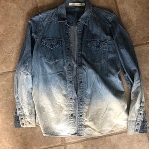 Jones New York Jeans Denim Button Up